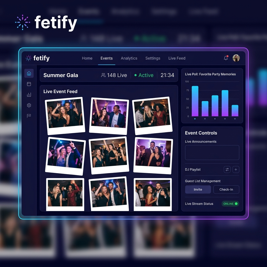 Fetify interactive admin dashboard