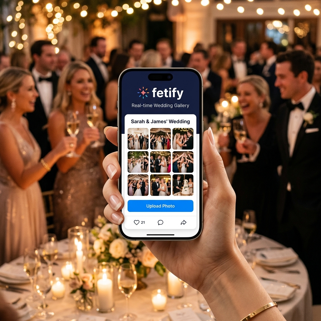 Fetify mobile wedding app showcase